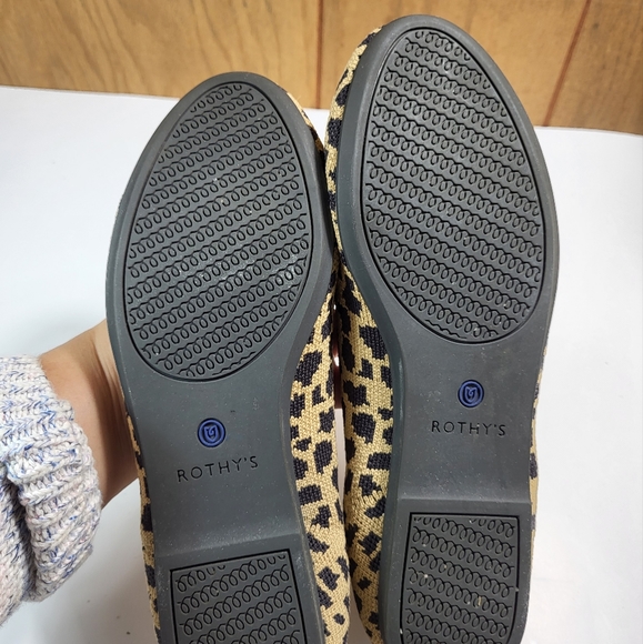Rothy's 'The Flat Cheetah' with Black Insoles - Picture 3 of 6